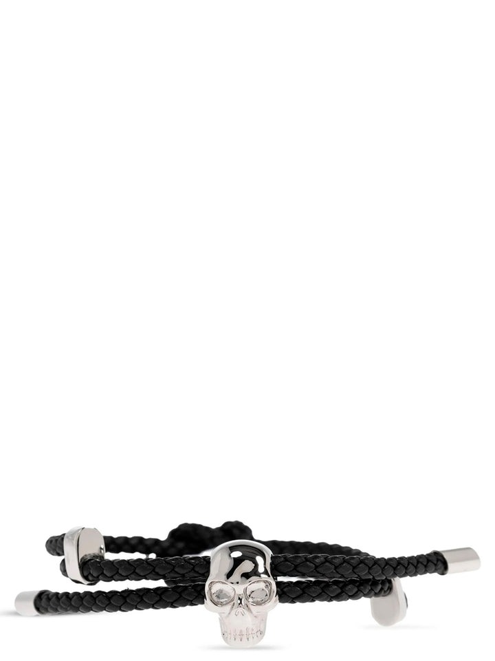Mcqueen Braided Bracelet Gioielli - Nero | 931cec3fa28c345a97700631bf14c632e78d03cd