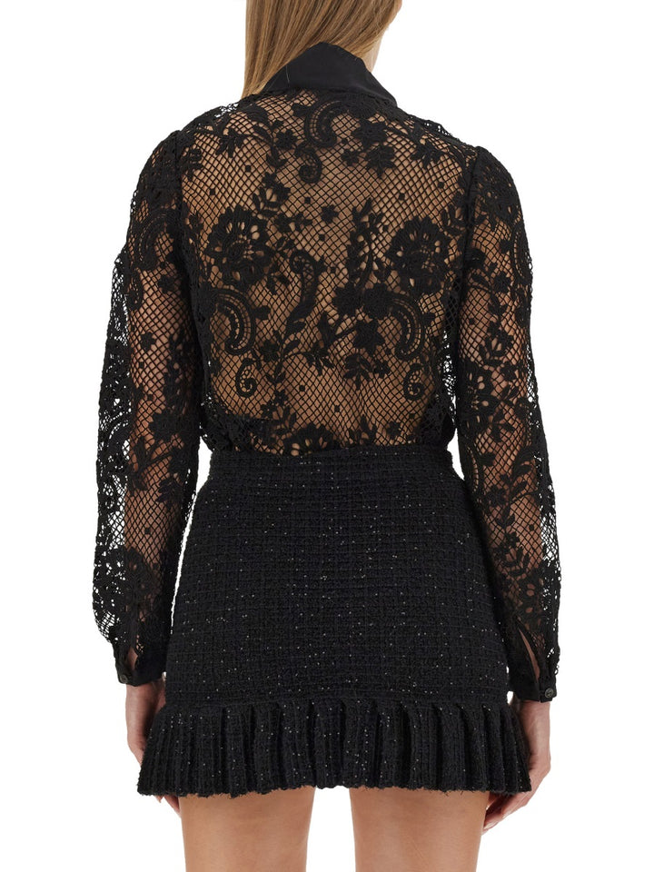 Self-Portrait Camicie - Nero | Wanan Luxury