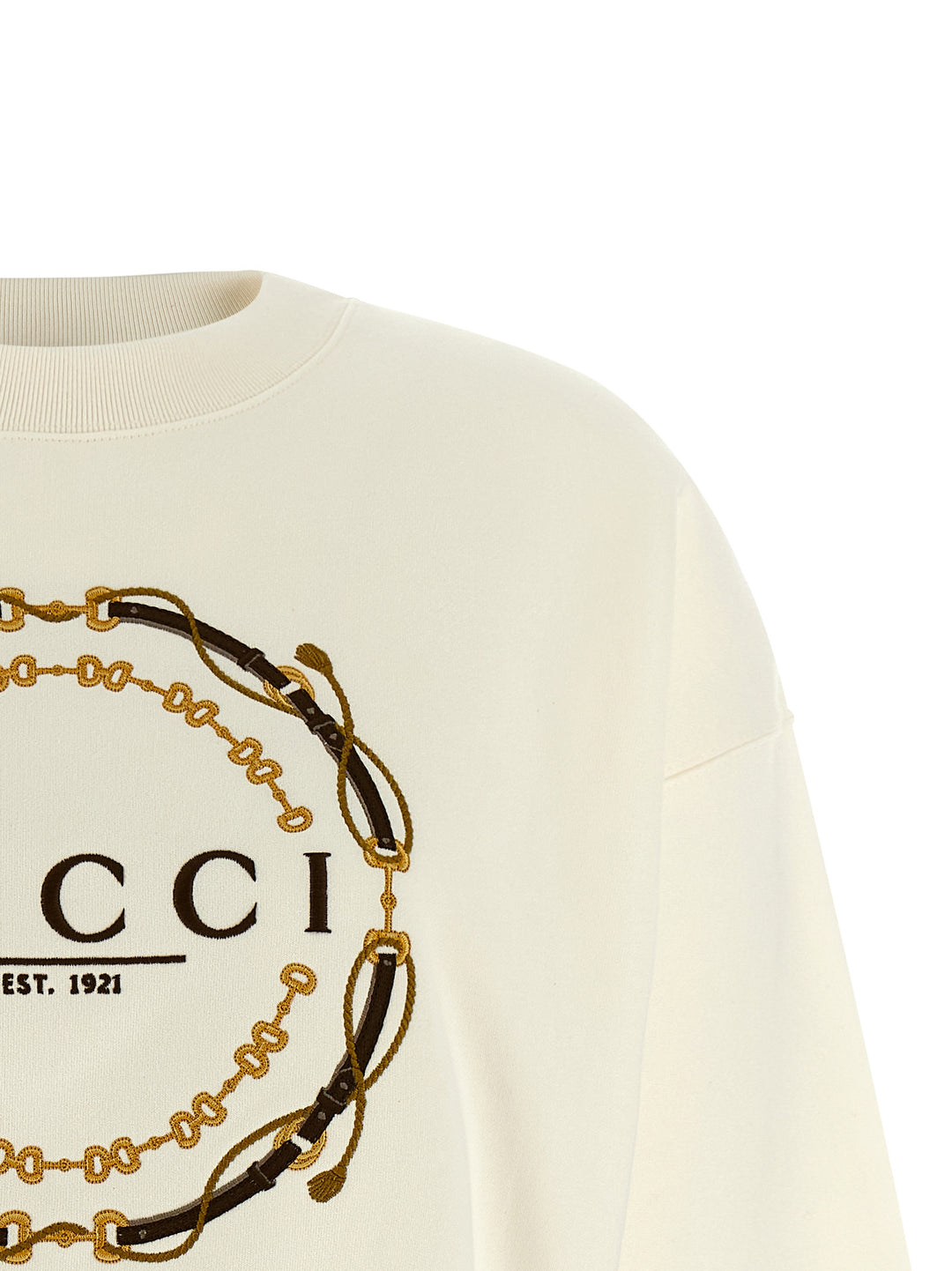 Gucci Embroidery Felpe - Bianco | ff9c6f2c1ec495e77747a421f04e091dd0311bb2