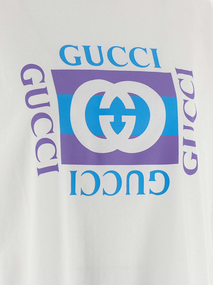 Gucci Gucci Vintage Logo T shirt - Bianco | 9f2acc1d63c013a547bb113ce16ccab31f0f5db8