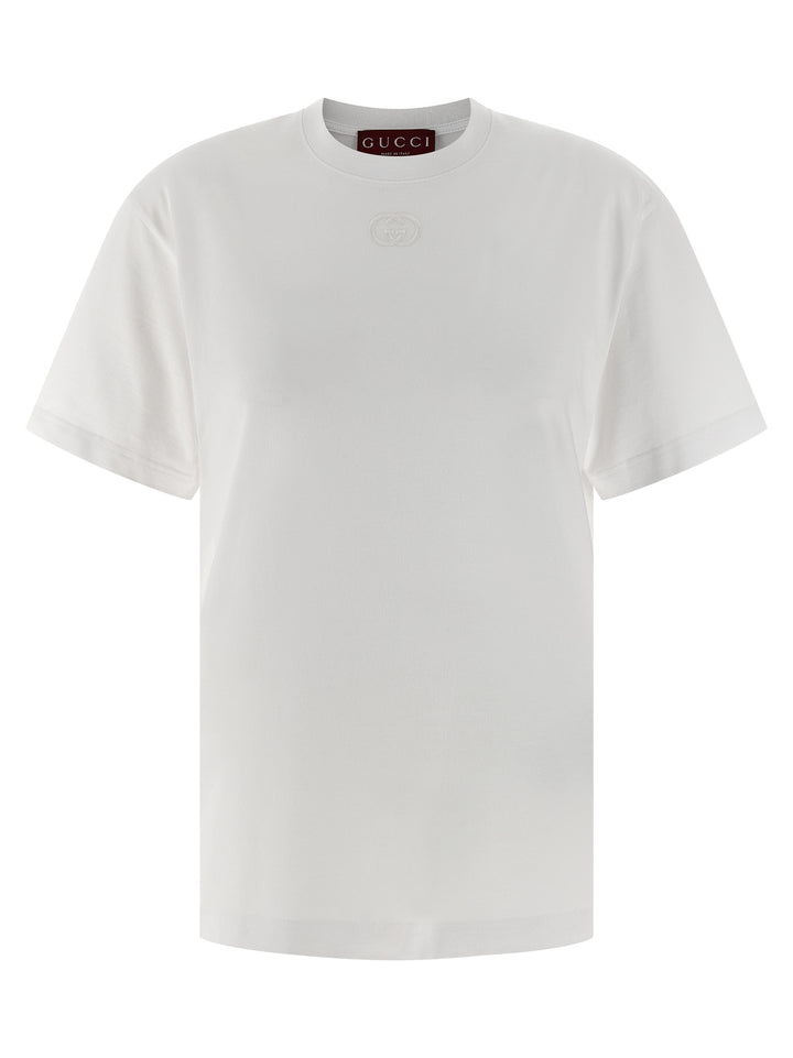 Gucci Incrocio Gg T shirt - Bianco | 85c01ee84965daed97c9bafc3952ba60bb98b1d1