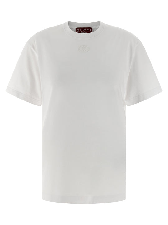 Incrocio Gg T Shirt Bianco
