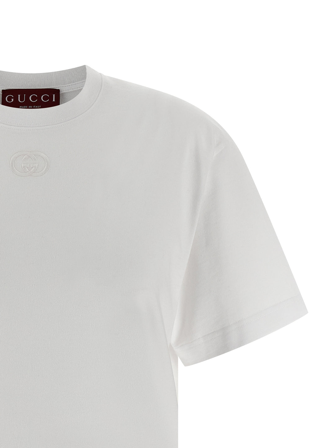 Gucci Incrocio Gg T shirt - Bianco | 931c3a0a8aa1b77450d91b48dd366e1ff2d8761f