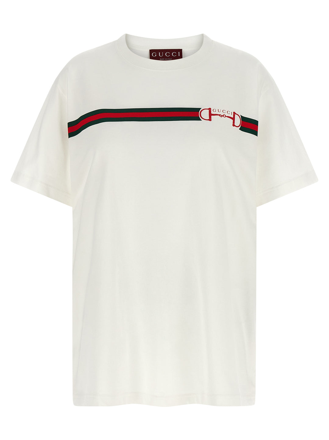 Gucci Nastro Web T shirt - Bianco | a0df2806868218f6a3aec3d4008dde732e739d57