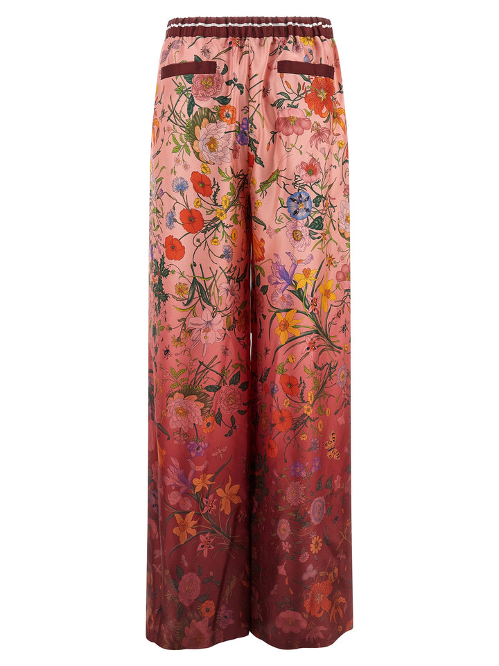 Gucci Flora Pantaloni - Rosa | 52bda3cfbe424755d2b3888210f66a60773fcc8c