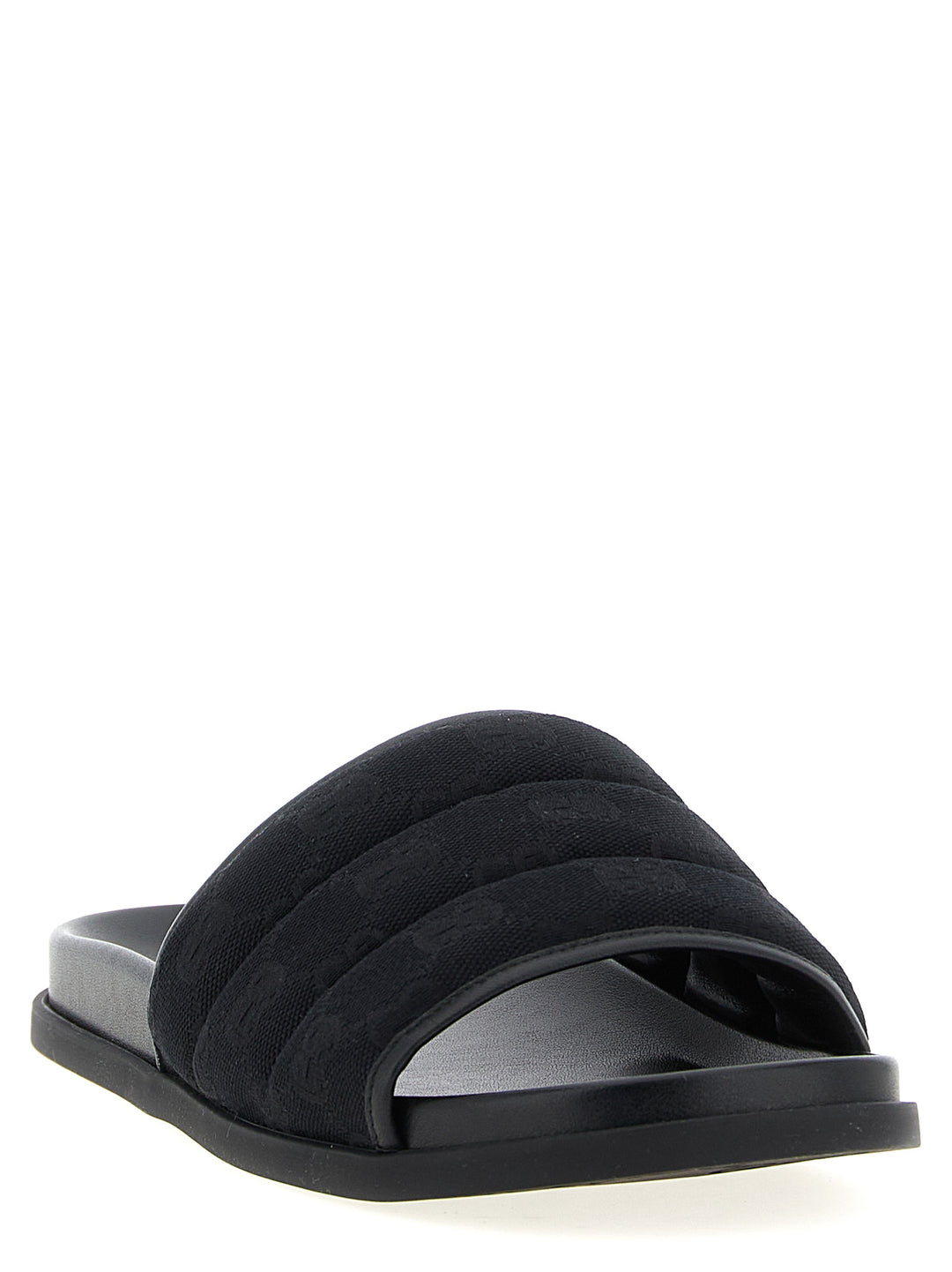 Gucci Gg Slides Sandali - Nero | 0d54af3844a8ff8444e2c74d53c6f153e3760f7f