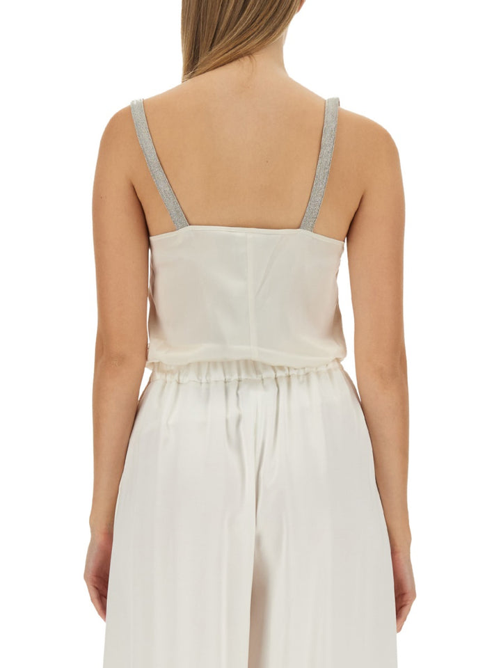 Fabiana Filippi Top - Bianco | Wanan Luxury