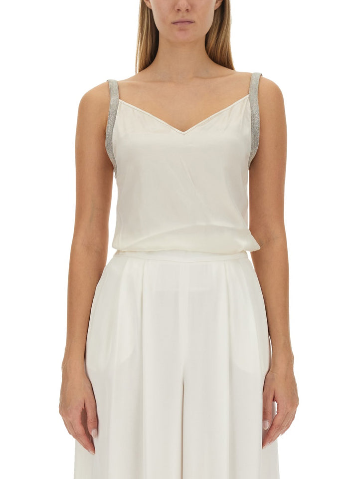 Fabiana Filippi Top - Bianco | Wanan Luxury