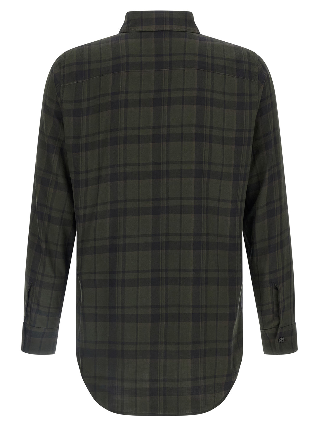 Saint Laurent Cassandre Shirt Camicie - Verde | 0721c3eca338b19eaec737a7b9884f487406c1d7
