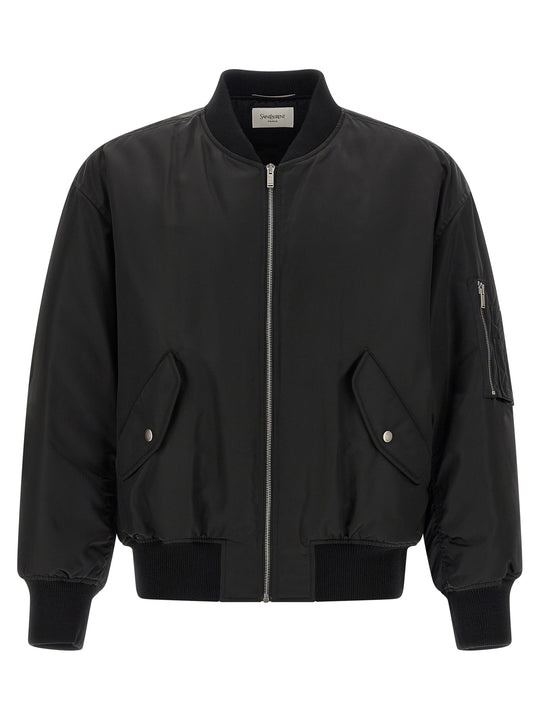 Serge Bomber Jacket Puffer Jackets Nero