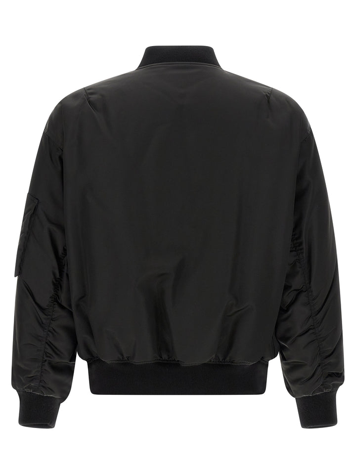 Saint Laurent Serge Bomber Jacket Puffer Jackets - Nero | f54cd91565c0b44a173680ccced27d757b80646e