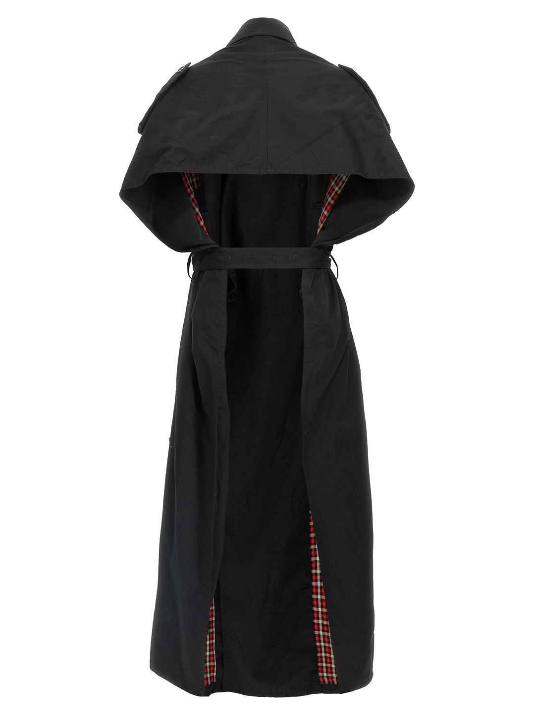 Balenciaga Stole Trench Coat Trench e Impermeabili - Nero | f61d671a9f1a8a924c13b125f2dc50a41d94d388