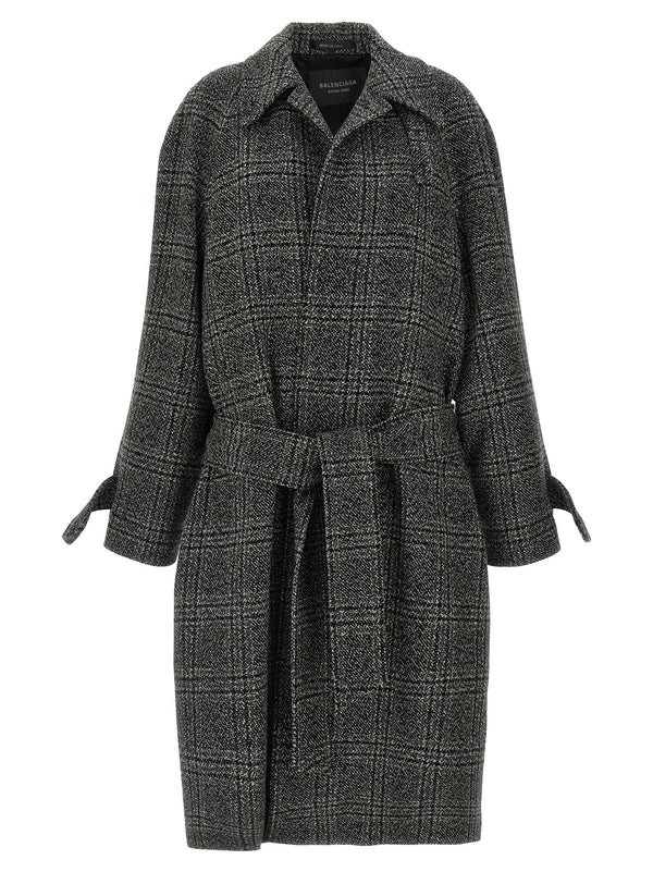 One Layer Trench Coats And Raincoats Black
