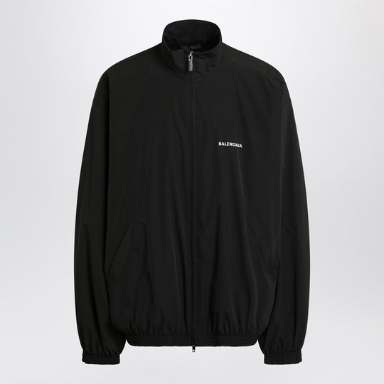 Balenciaga Back Zip Sweatshirt Black