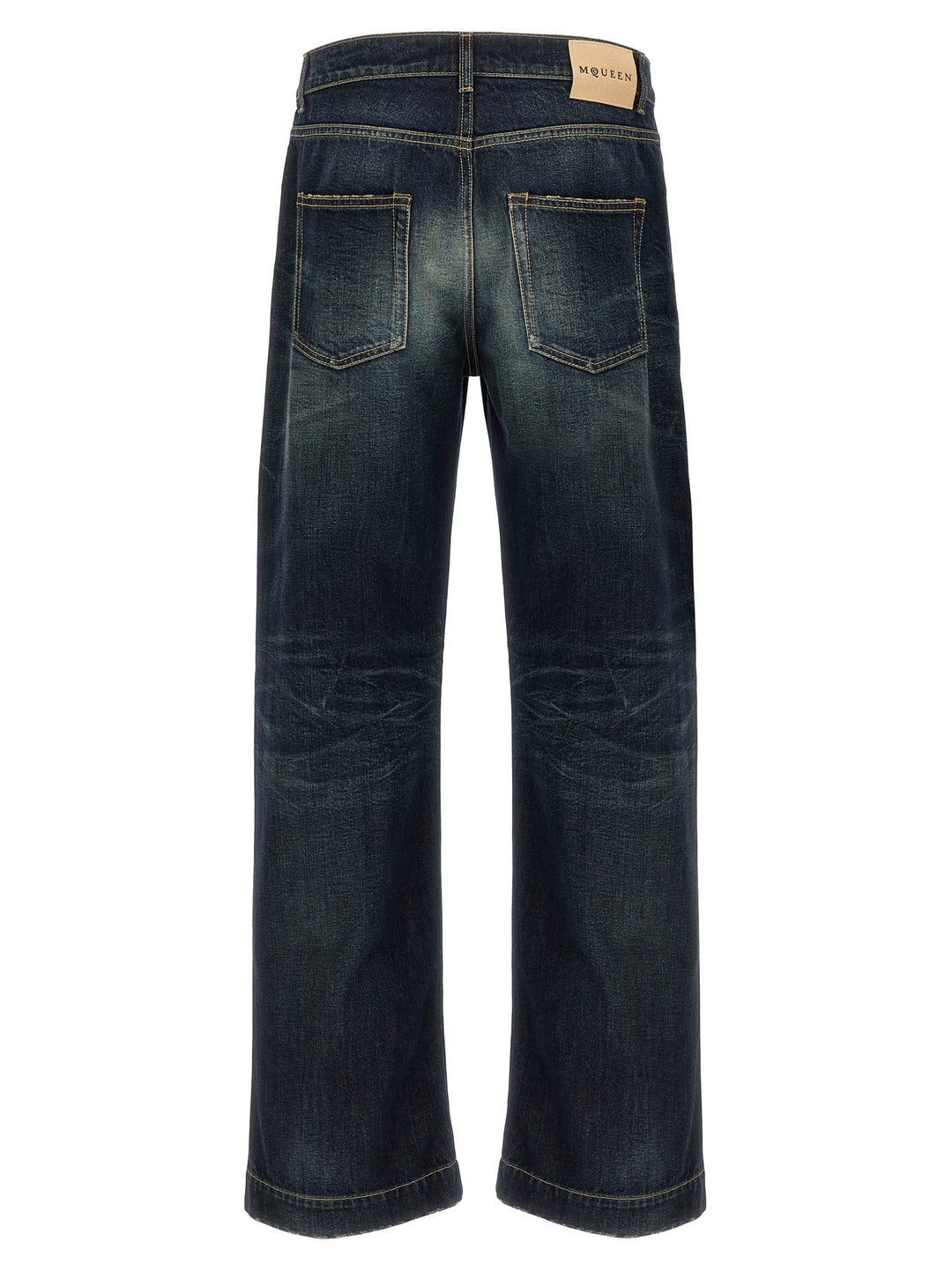 Mcqueen Wide Leg Jeans - Blu | 630f89684a9b706e654c930fddbdaea5fdde0d0f