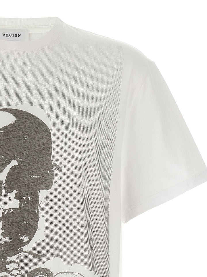 Mcqueen Skeleton T shirt - Bianco/Nero | 901598912e8bdd7a15c6741b7d18480cdd0138d7
