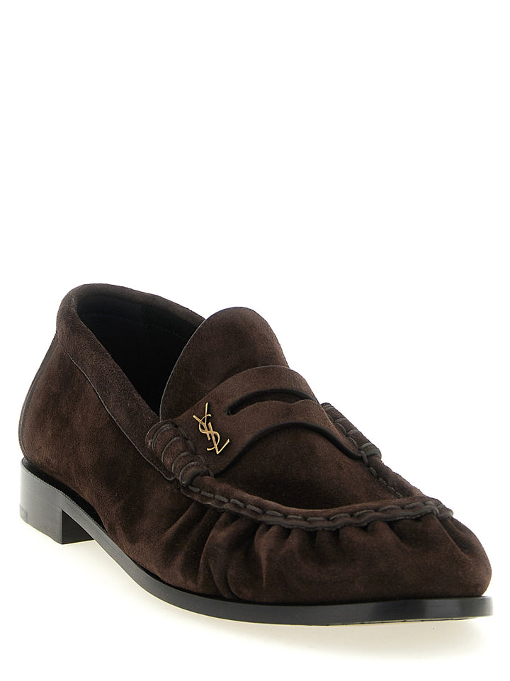 Saint Laurent Le Loafer Mocassini - Marrone | 496ab3b0f8cadfdabe8543da47472a027cf9f41a