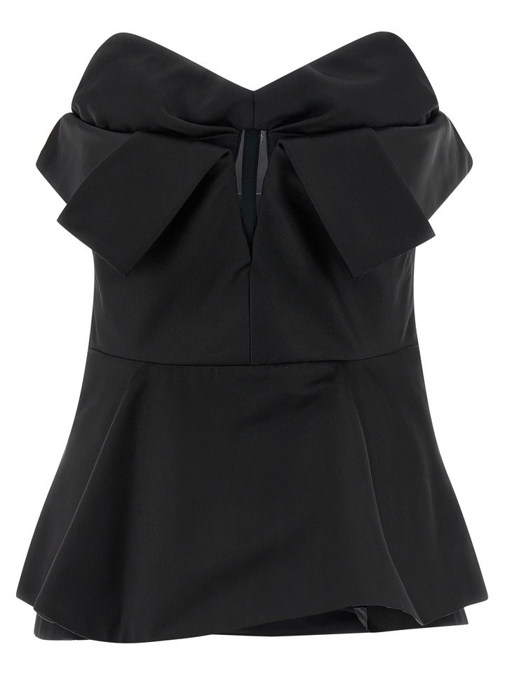 Mcqueen Bustier Top Top - Nero | fe683454d3349b24f14d73e518e275ed47ca1637