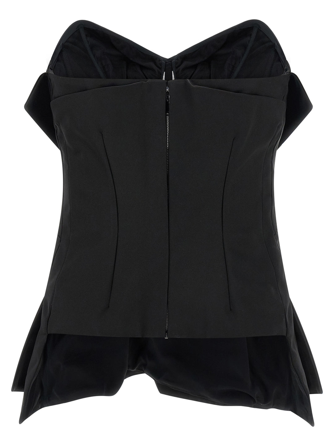 Mcqueen Bustier Top Top - Nero | ef470cf101aa23c14ebb4d74a1ad734109eaa154