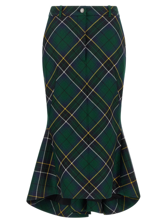 Tartan Skirt Gonne Verde