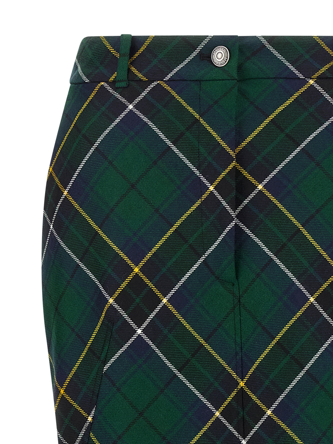 Mcqueen Tartan Skirt Gonne - Verde | b67e51341a30eac3d440b945c3672a4e34c60041