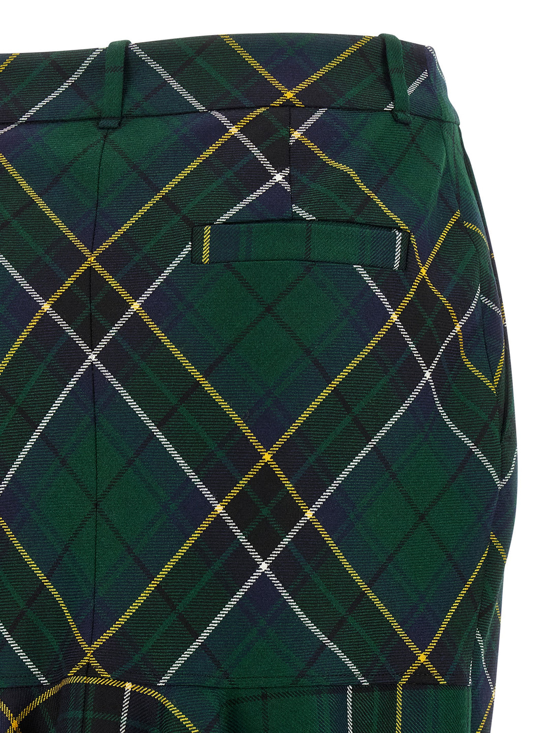 Mcqueen Tartan Skirt Gonne - Verde | 1a1720063b2f1bf366e7474fbe89fcb9bcc75912