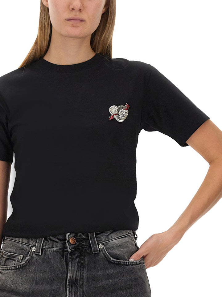 MSGM T shirt - Nero | Wanan Luxury