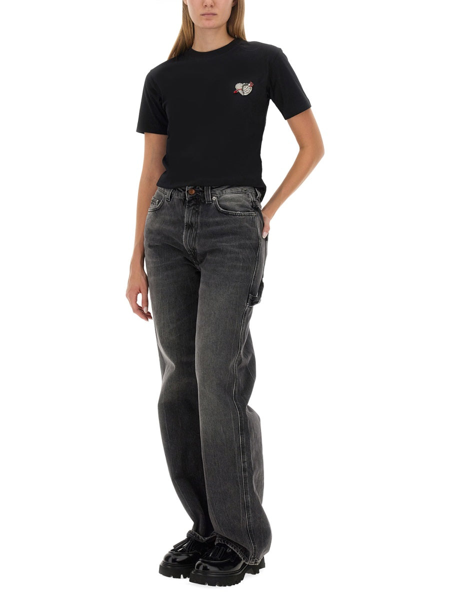 MSGM T shirt - Nero | Wanan Luxury