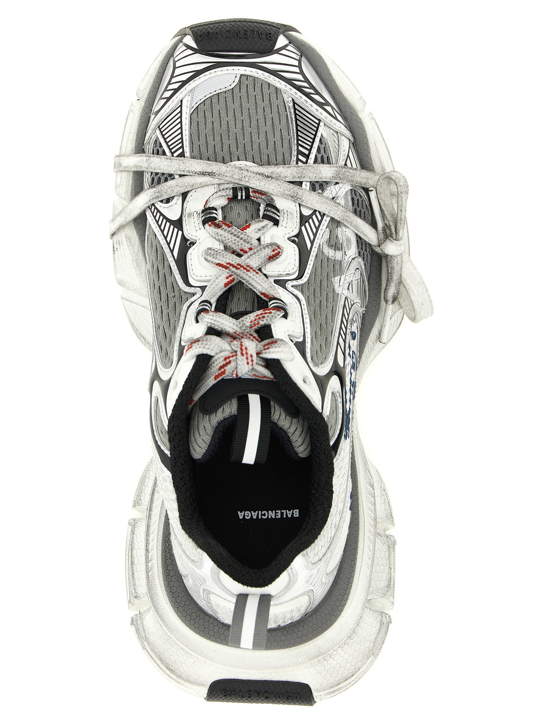 Balenciaga 3xl Split Logo Sneakers - Grigio | ccb7ad441309d5b086c21087f83ff527d857189f