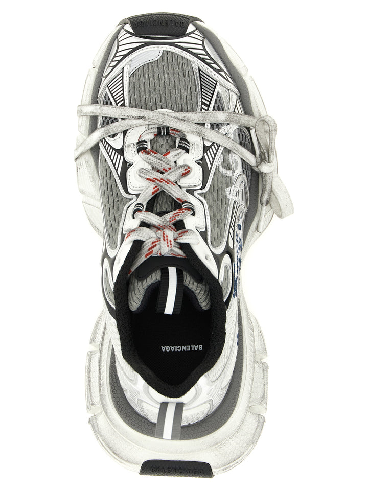 Balenciaga 3xl Split Logo Sneakers - Grigio | ccb7ad441309d5b086c21087f83ff527d857189f