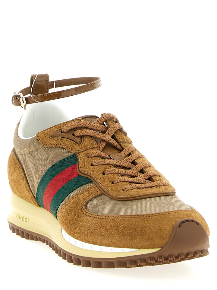 Gucci Gucci Re-Motion Sneakers - Marrone | ca717d38e179b7bf9e8ed7038f1ffe8fb4711908