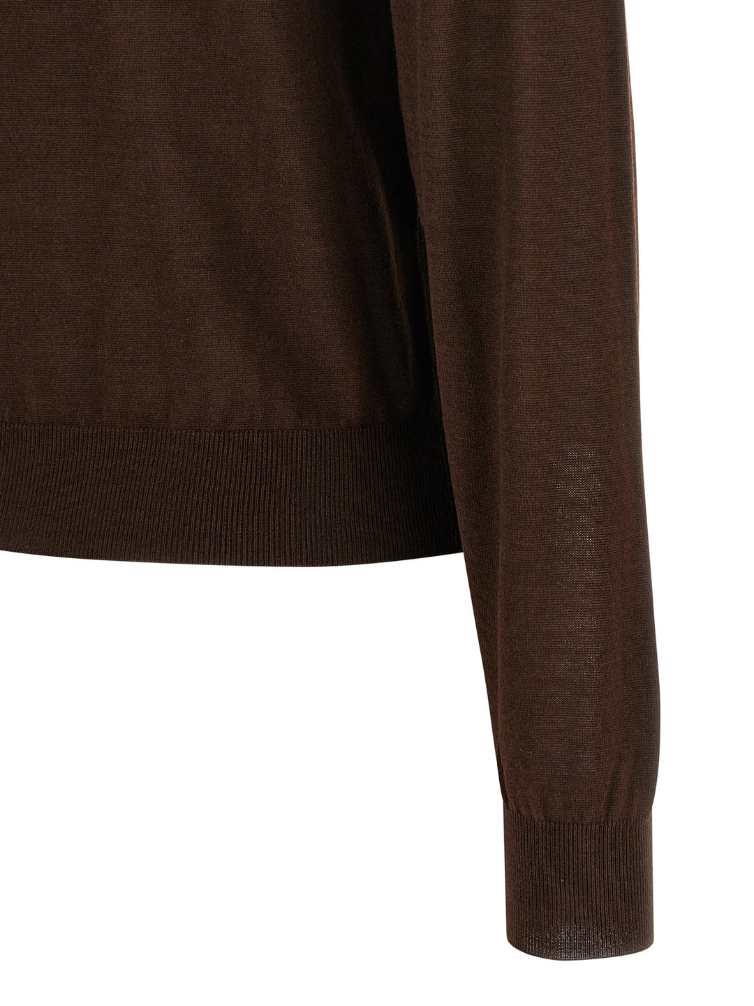 Saint Laurent Turtleneck Sweater Dropped Shoulders Maglioni - Marrone | d4364452ca72fc3ee87c05cfef8e15978a93aa77