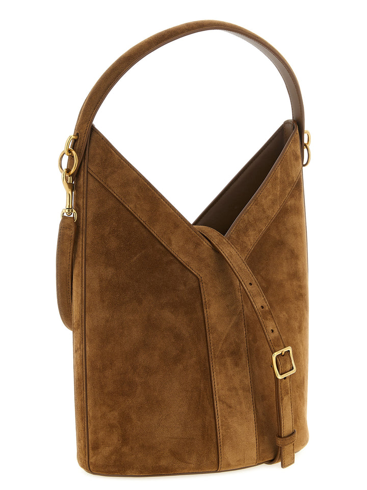 Saint Laurent Y Long Borse a Spalla e Tracolla - Marrone | 8d579bf6f23b2bc5fe4bf899514d05483add6016