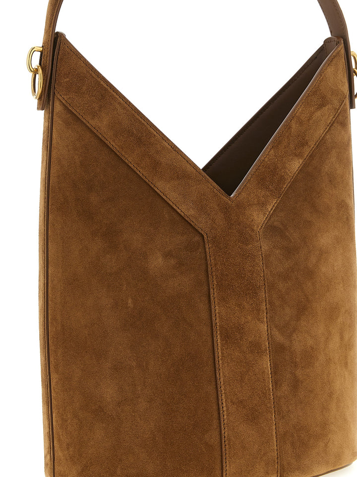 Saint Laurent Y Long Borse a Spalla e Tracolla - Marrone | 572e9cbe7a18ca861998a81aae69e0b825cc4042