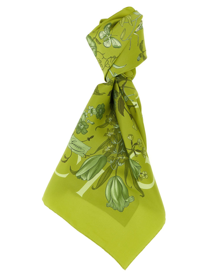 Gucci Gucci Flora Sciarpe - Verde | 0614698516c3b8a2b1ffcd4f2b2107d7d32d53f5