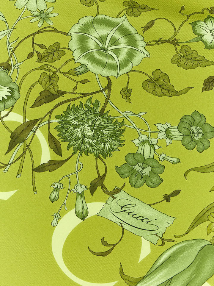 Gucci Gucci Flora Sciarpe - Verde | 4b89f1d8e9d56b65281fba672448e1bb40a0646f