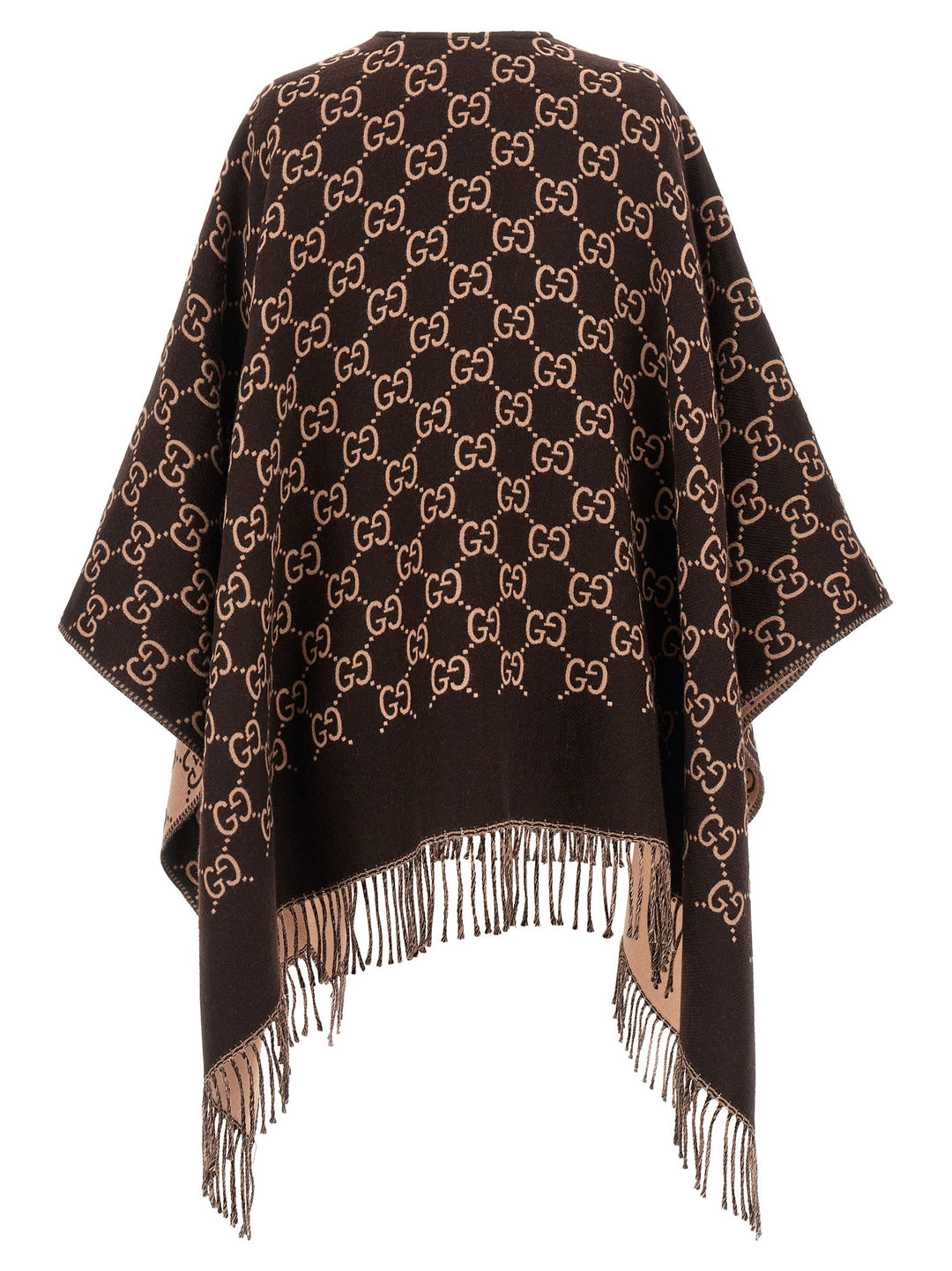 Gucci Gg Wool Cape Mantelle - Multicolor | 1cc70ca7b92af61e21fb6311d15643d6cf516fbf