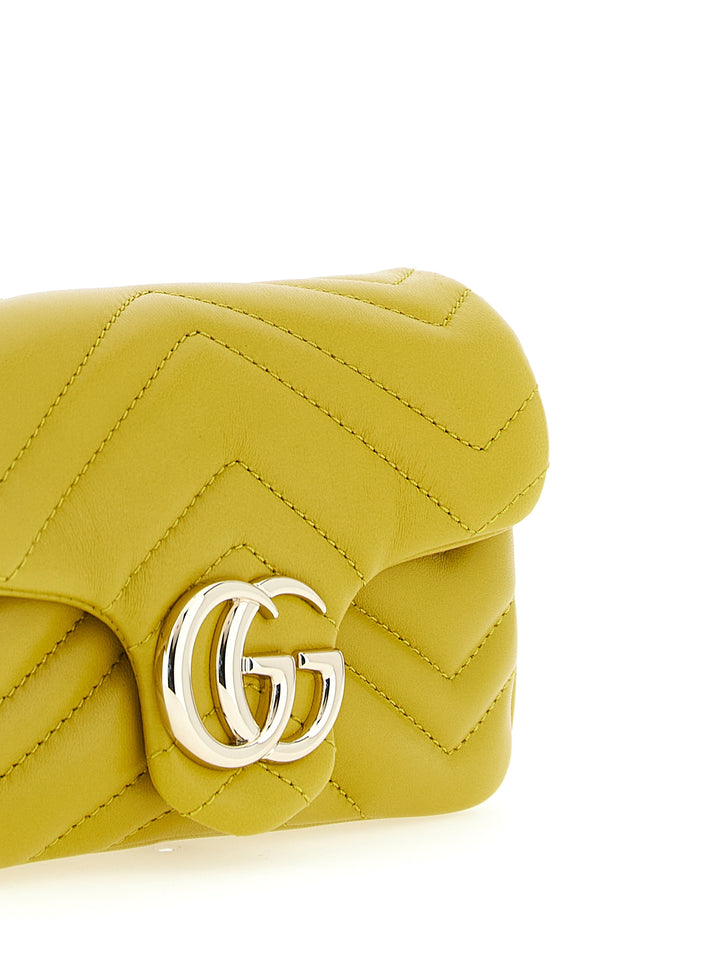 Gucci Gg Marmont Borse a Spalla e Tracolla - Giallo | 34fd9579b2a12e94231e5cbdac573f3eb540b14f