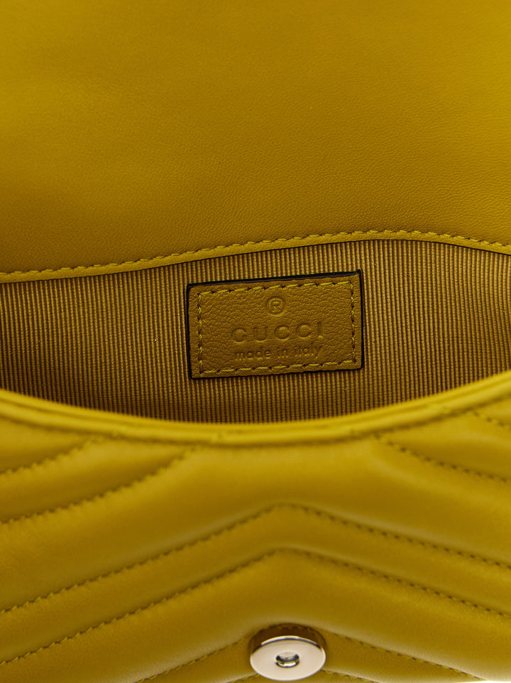 Gucci Gg Marmont Borse a Spalla e Tracolla - Giallo | 88084643a9057482db299959e069c16a23113ecb