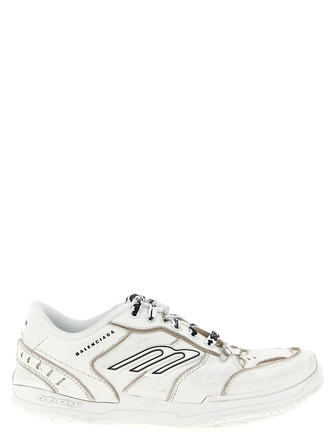 Balenciaga Hamptons Worn-Out Medio Sneakers - Bianco | dbe2209ec9c9fc2a5861531c3b6ba3aa67fac953