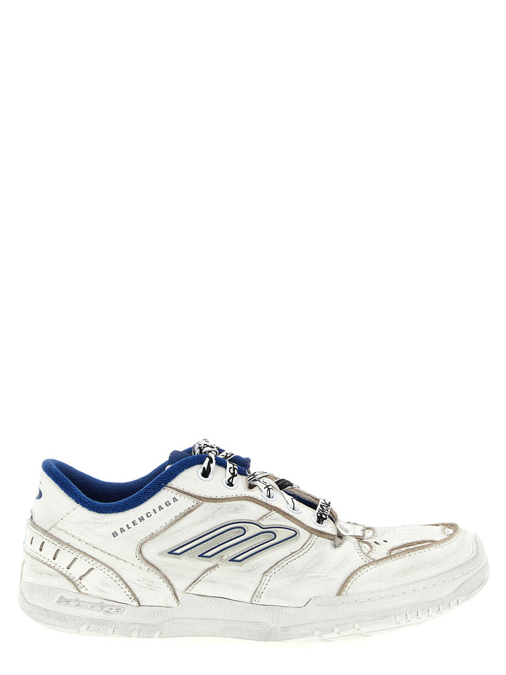 Balenciaga Hamptons Worn-Out Sneakers - Bianco | 1166eadb4cac2cf5ac5396a740fb83d645bbd18c