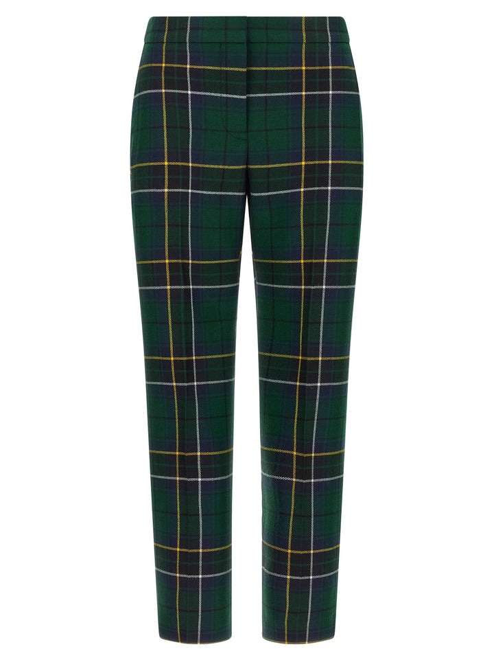 Mcqueen Cigarette Pantaloni - Verde | 148007b76e459188e540b5f32e8f1bff492d75f4