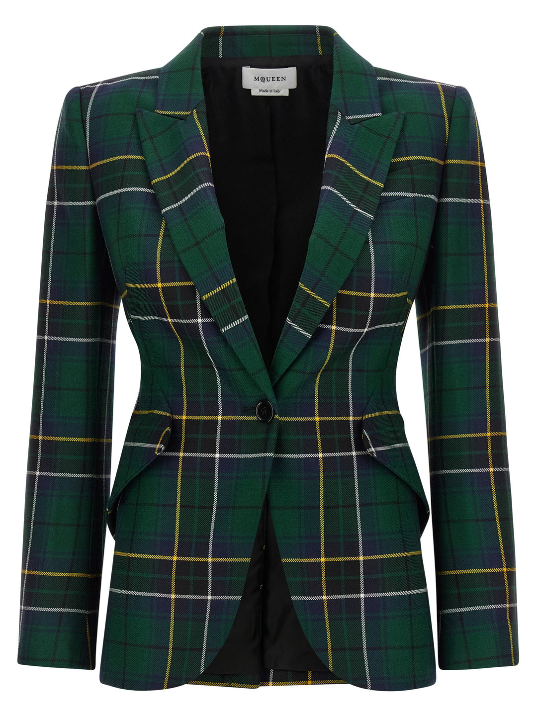 Mcqueen Pointed Shoulder Blazer BlazerS - Verde | c6c9fbe054ae63be9368a9554eaf1f1352ee1799
