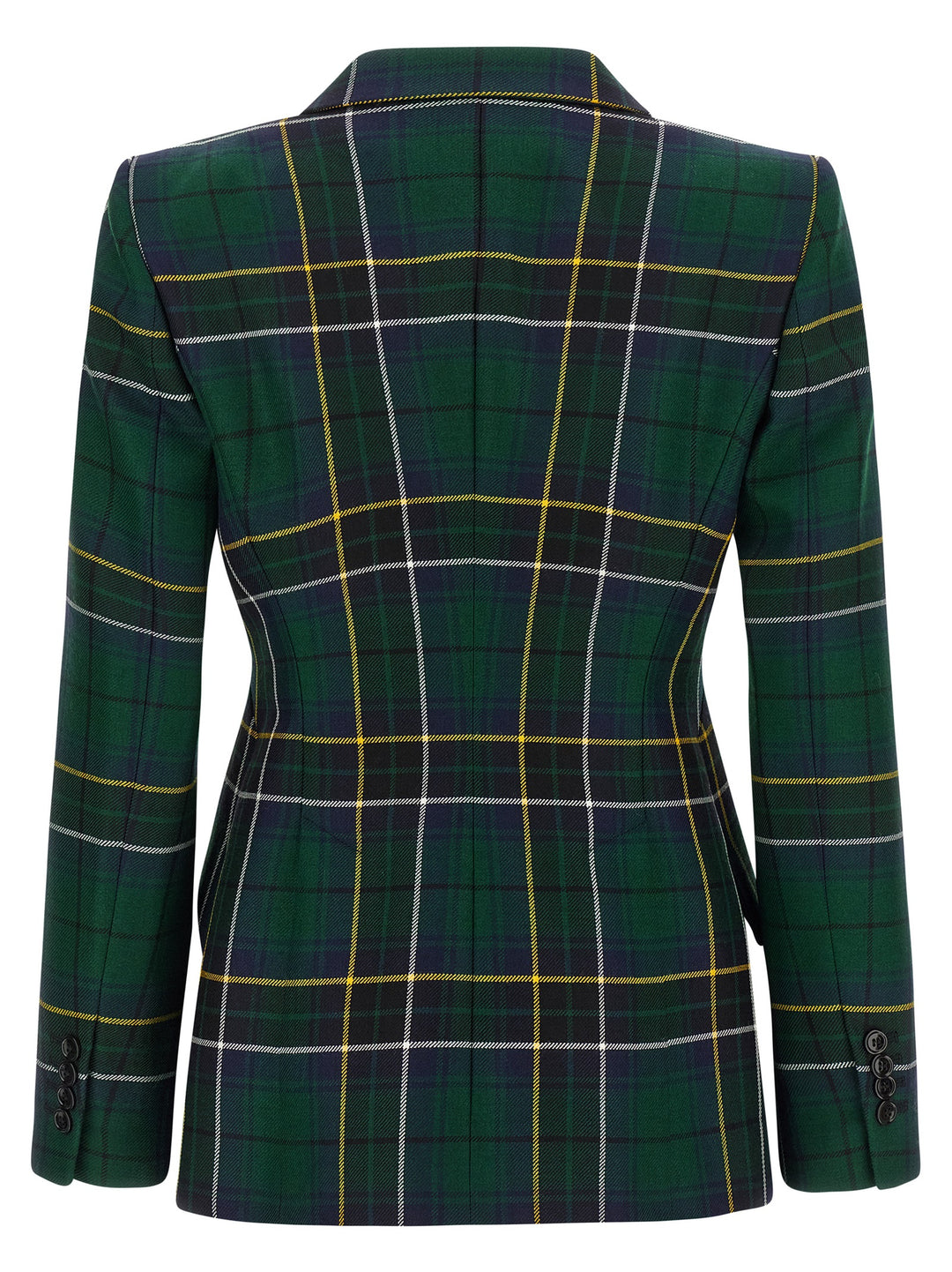 Mcqueen Pointed Shoulder Blazer BlazerS - Verde | 517aa5c8bb45cd37e4d14bdad0b1ce84a741c729