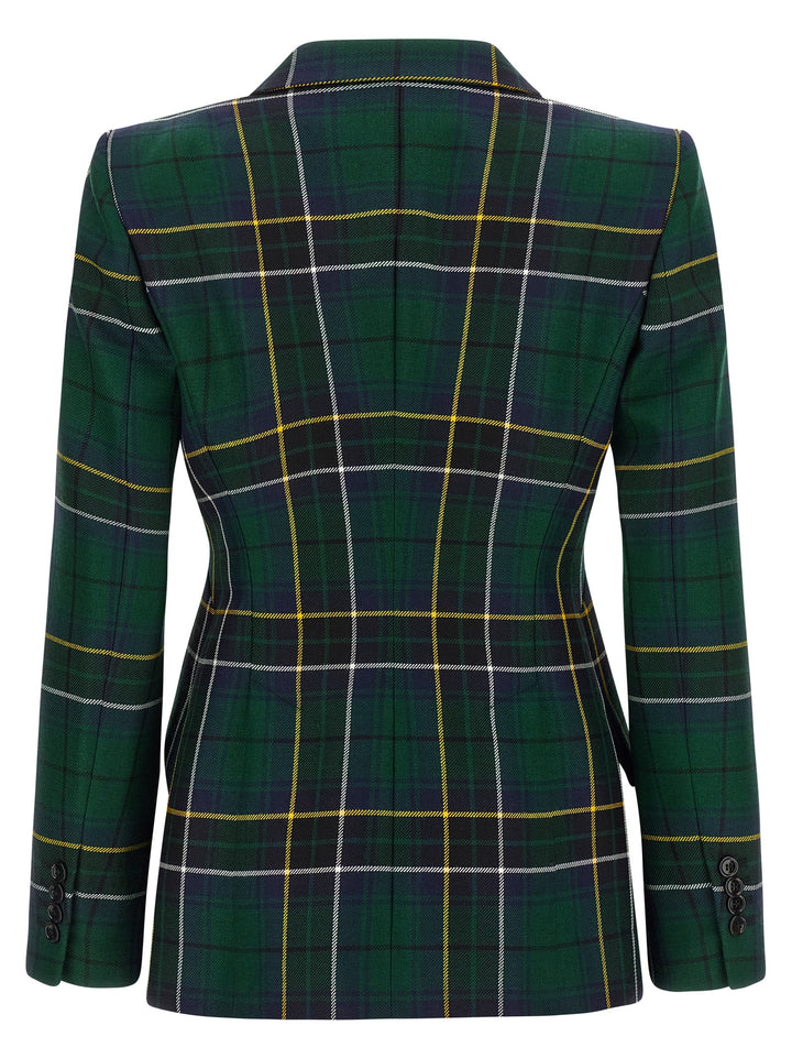 Mcqueen Pointed Shoulder Blazer BlazerS - Verde | 517aa5c8bb45cd37e4d14bdad0b1ce84a741c729