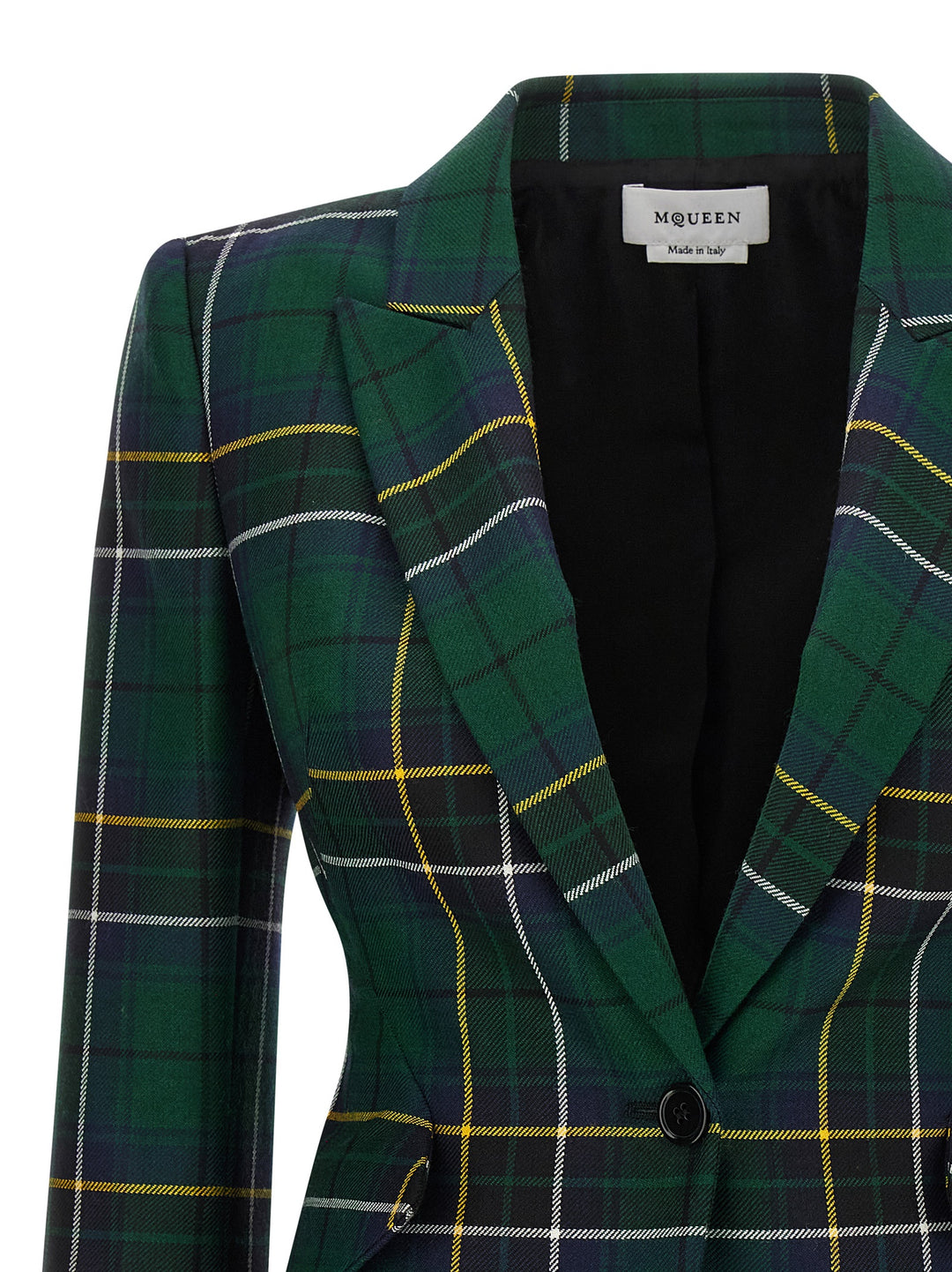 Mcqueen Pointed Shoulder Blazer BlazerS - Verde | bdc3e185bded13dbbbd6a0113fff71a0cf86588b