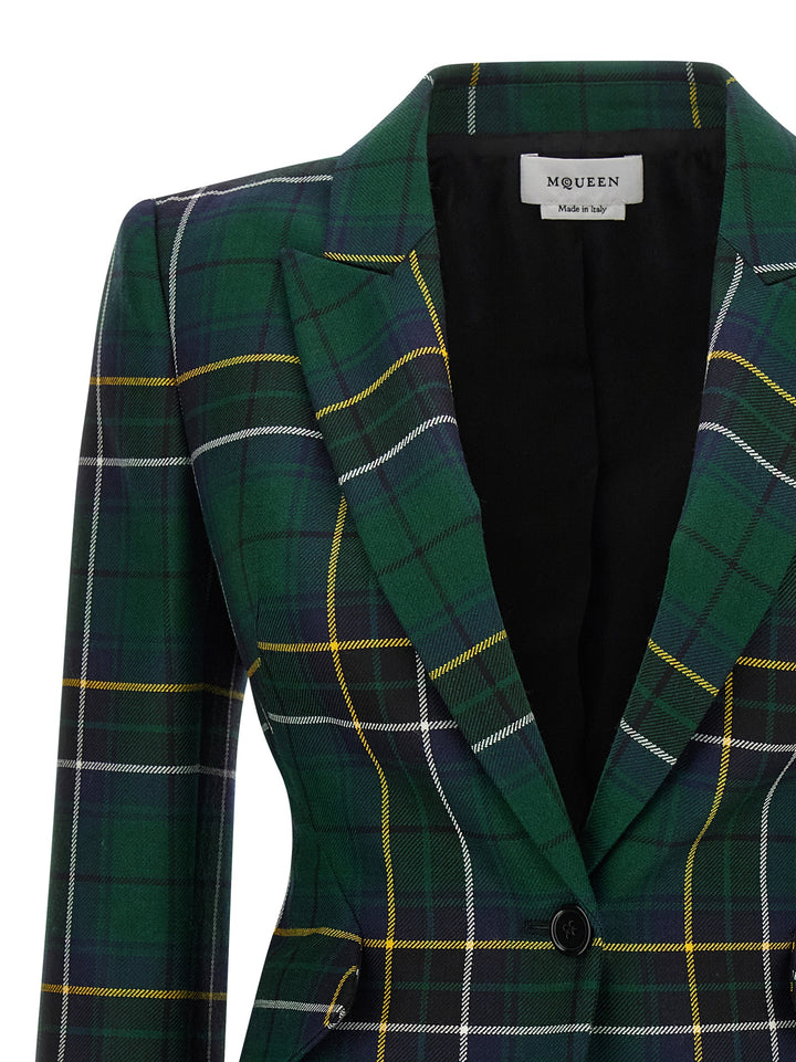 Mcqueen Pointed Shoulder Blazer BlazerS - Verde | bdc3e185bded13dbbbd6a0113fff71a0cf86588b