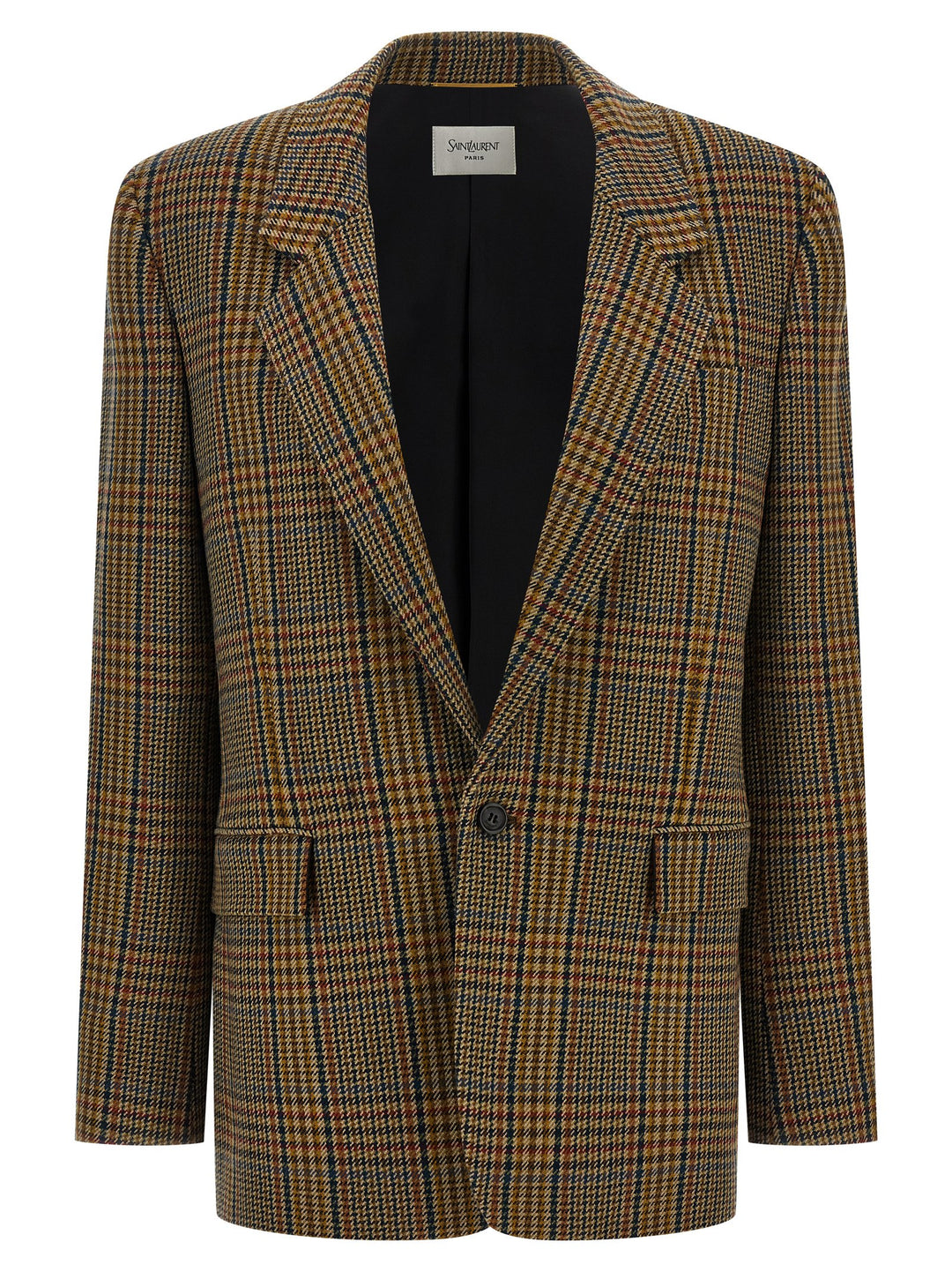 Saint Laurent Prince Of Wales Blazer BlazerS - Multicolor | 37d4d9ff1c532e51c34e1109c1752fba6d52988a