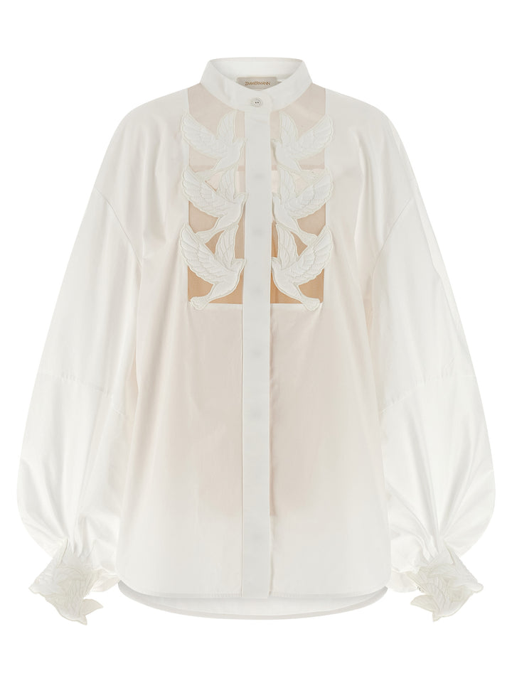 Zimmermann Luna Camicie - Bianco | d75481b86e3234466ddd70a5987501b0575db1ea