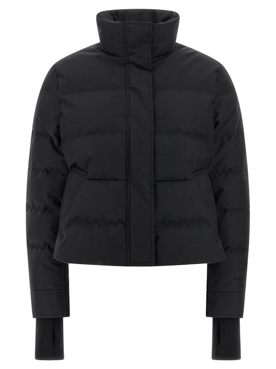 Cropped Down Jacket Puffer Jackets Nero